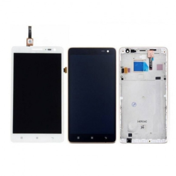 Дисплей Lenovo S856+тачскрин (белый)