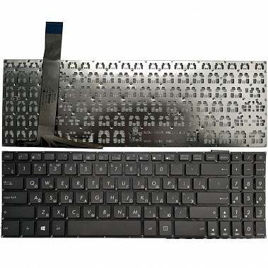 Клавиатура для ноутбука Asus FX570 черная без подсветки