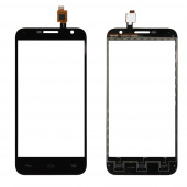 Сенсорное стекло (тачскрин) для Alcatel One Touch Idol 2 Mini (6014D), черный
