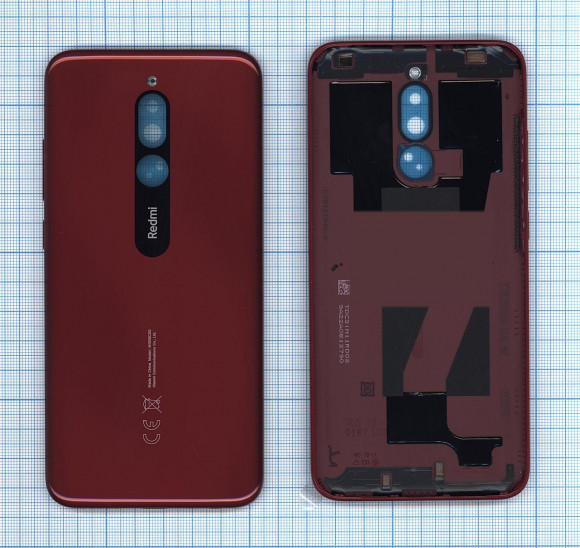 Задняя крышка корпуса для Xiaomi Redmi 8, красная