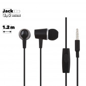Гарнитура Hoco M34 Honor Music Universal Earphone With Mic, черная Гарнитура Hoco M34 Honor Music Universal Earphone With Mic, черная