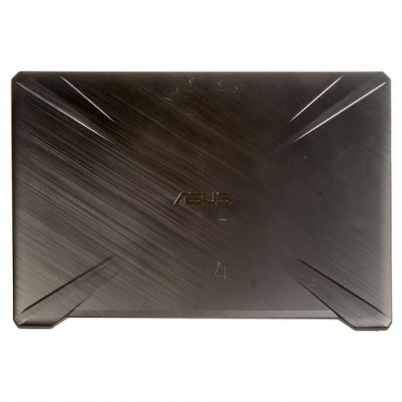 Крышка экрана (матрицы) для Asus FX705G, FX705GE, FX705GD, FX705GM, FX705GT, FX705DD, FX705DT, FX705GX пластик, чёрная, мелкие царапины