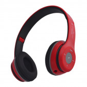 Bluetooth гарнитура "LP" накладная B460 (красная/коробка)