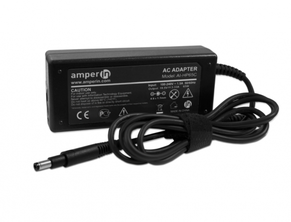 Блок питания (зарядное) Amperin AI-HP65C для ноутбука HP Envy 6, 19.5В, 3.33A, 65Вт, 4.8x1.7мм