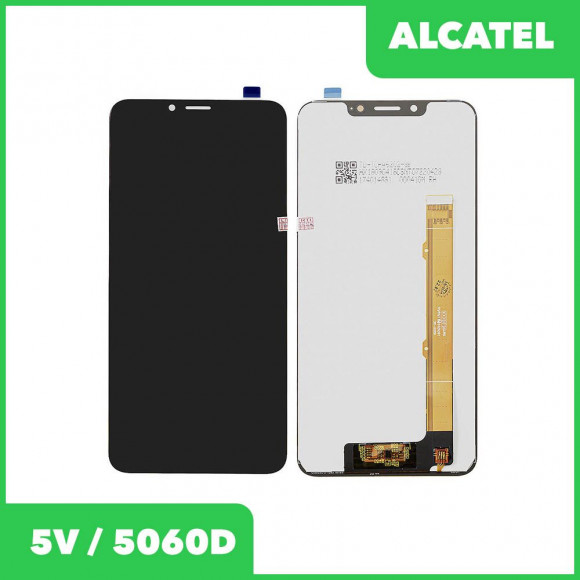 LCD дисплей для Alcatel 5V (5060D) в сборе с тачскрином, Premium Quality, черный