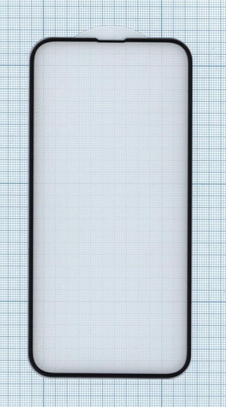 Защитное стекло 6D для Apple iPhone 14 черное
