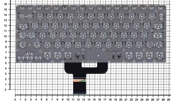Клавиатура для ноутбука Asus ZenBook UX310, черная (подсветка в комплект не входит)