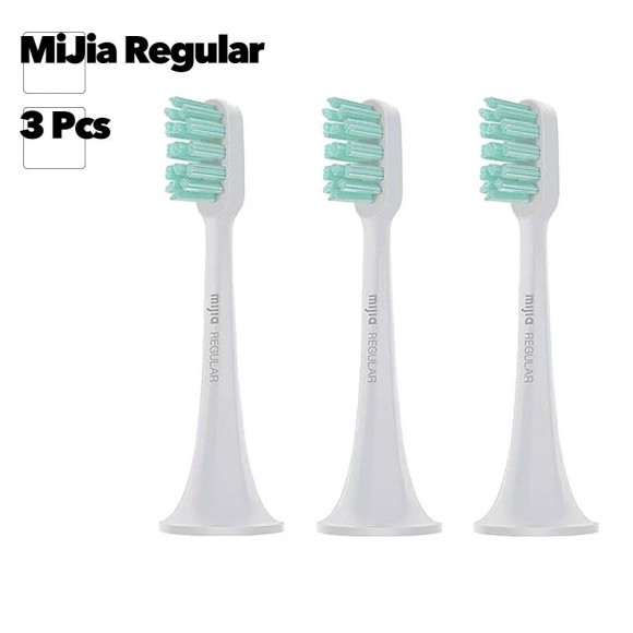 Сменные насадки Xiaomi MiJia Regular 3 шт. для Xiaomi MiJia Electric Toothbrush DDYST01SKS (белые)