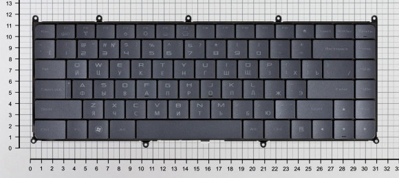 Клавиатура для ноутбука Dell Adamo 13, черная Клавиатура для ноутбука Dell Adamo 13, черная