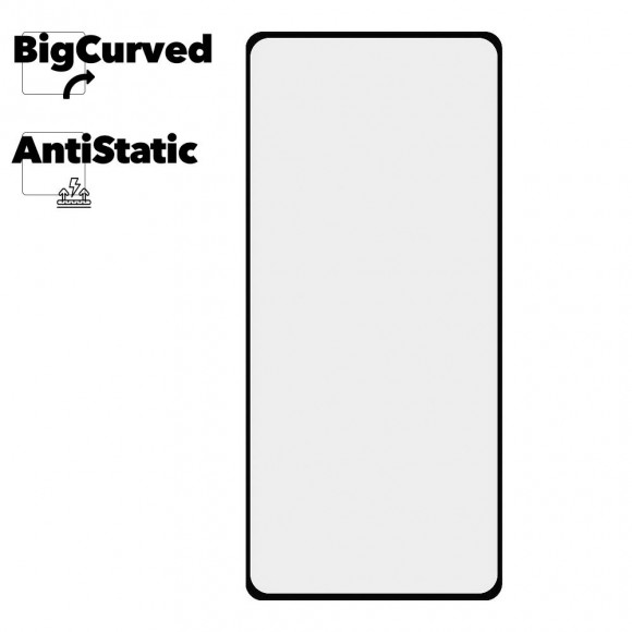 Защитное стекло для Xiaomi POCO X5 Pro Super max Anti-static big curved glass
