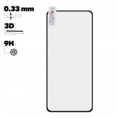 Защитное стекло "LP" для Huawei Honor 50 Thin Frame Full Glue с рамкой 0.33 мм, 2.5D, 9H, черное