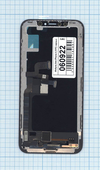 Дисплей для Apple iPhone X в сборе с тачскрином (Hancai (TFT)), черный Дисплей для Apple iPhone X в сборе с тачскрином (Hancai (TFT)), черный