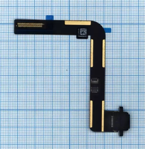 Системный разъем (разъем зарядки) для планшета Apple iPad Air, черный