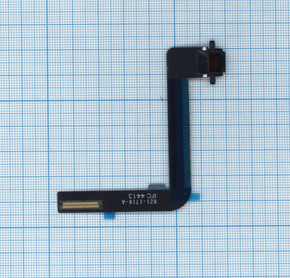 Системный разъем (разъем зарядки) для планшета Apple iPad Air, черный