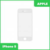 Стекло для переклейки дисплея Apple iPhone 5, в сборе с рамкой, белый Стекло для переклейки дисплея Apple iPhone 5, в сборе с рамкой, белый