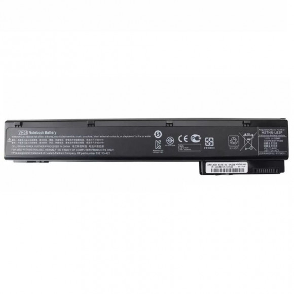 Аккумулятор (батарея) для ноутбука HP EliteBook 8570w, 8560w, 8760w, 8770w, (VH08, HSTNN-IB2P), 75Wh, 14.4V, 5500мАч