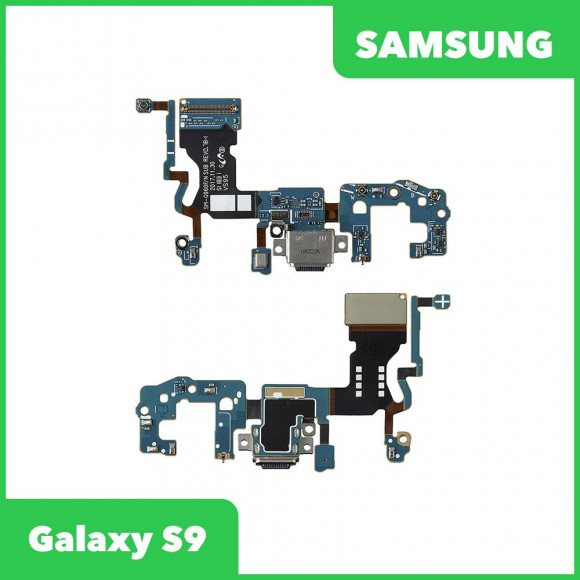Системный разъем (разъем зарядки) для Samsung Galaxy S9 (G960F) и микрофон