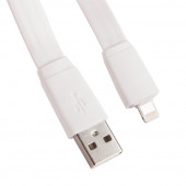 USB кабель "LP" для Apple iPhone, iPad 8-pin плоский широкий (белый, европакет) USB кабель "LP" для Apple iPhone, iPad 8-pin плоский широкий (белый, европакет)