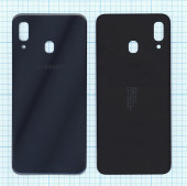 Задняя крышка корпуса для Samsung Galaxy A30 2019 (A305F), черная Задняя крышка корпуса для Samsung Galaxy A30 2019 (A305F), черная