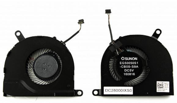 Вентилятор (кулер) для ноутбука Dell Latitude 5480, 5490, 5-pin
