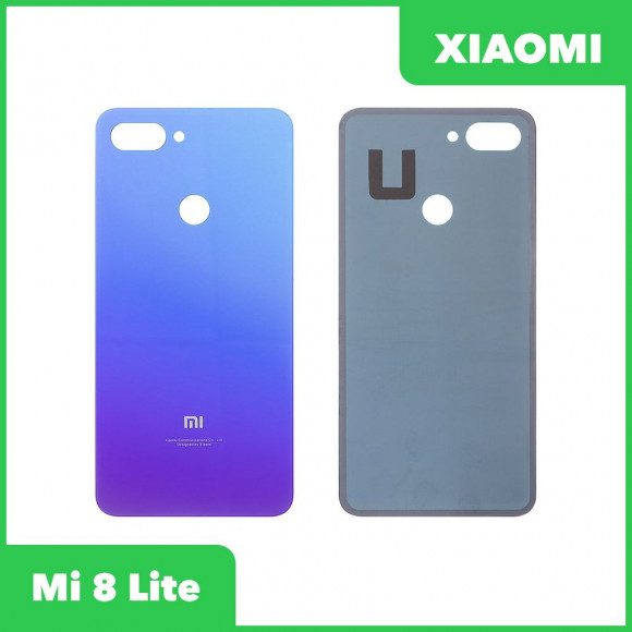 Задняя крышка корпуса для Xiaomi Mi 8 Lite, синяя