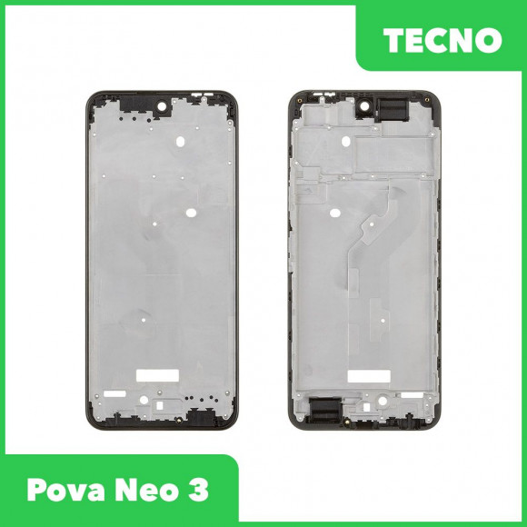 Рамка дисплея для Tecno Pova Neo 3 (LH6n) (черный)