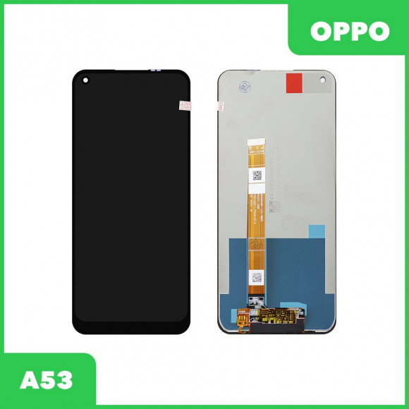 LCD дисплей для Oppo A53 в сборе с тачскрином, черный