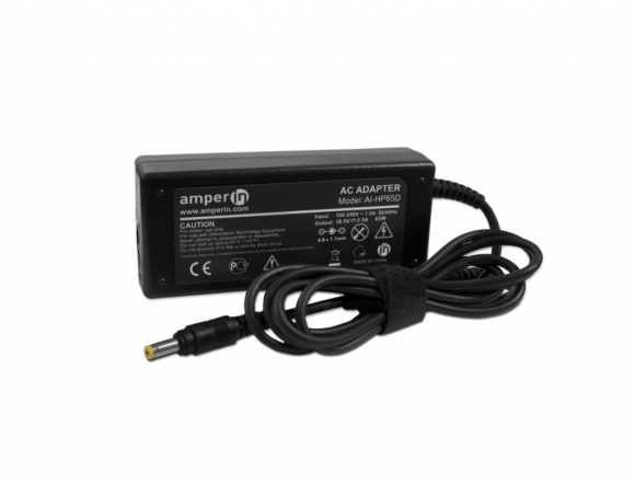 Блок питания (зарядное) Amperin AI-HP65D для ноутбука HP 18.5В, 3.5A, 4.8x1.7мм