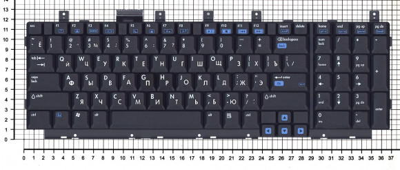 Клавиатура для ноутбука HP Pavilion DV8000, черная Клавиатура для ноутбука HP Pavilion DV8000, черная
