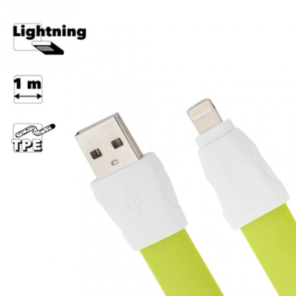 USB кабель Remax Full Speed 2 Series Cable RC-011i для Apple 8-pin, зеленый