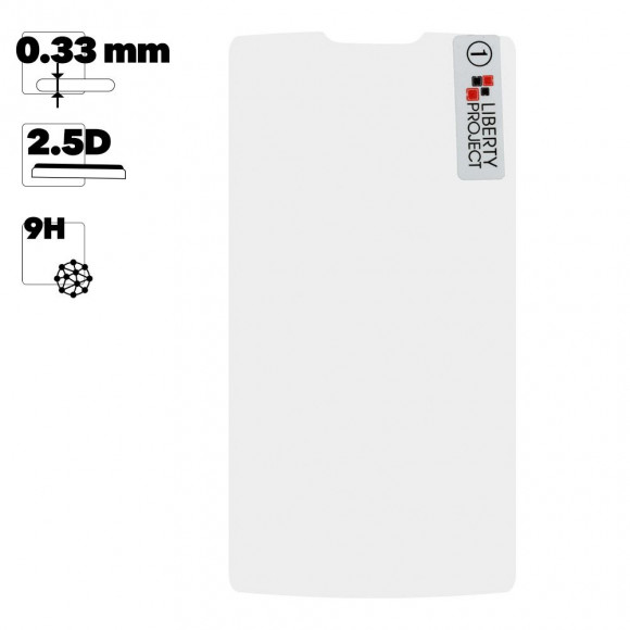 Защитное стекло "LP" для Lenovo A Tempered Glass 0.33 мм, 2.5D, 9H (ударопрочное)