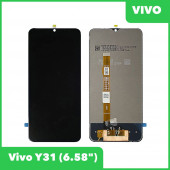 LCD дисплей для Vivo Y31 в сборе с тачскрином, 100% оригинал, черный
