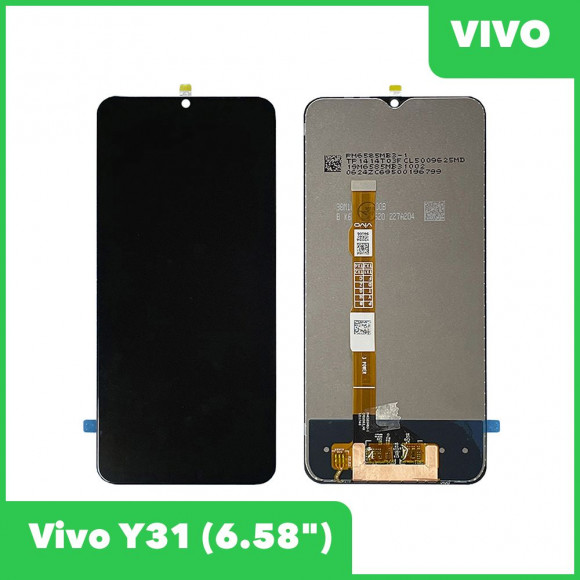 LCD дисплей для Vivo Y31 в сборе с тачскрином, 100% оригинал, черный