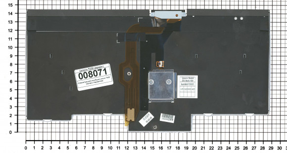 Клавиатура для ноутбука Lenovo ThinkPad T430, T430I, X230, T530, L430, L530, черная с подсветкой