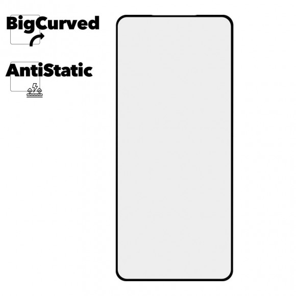 Защитное стекло для Xiaomi POCO X5 Super max Anti-static big curved glass