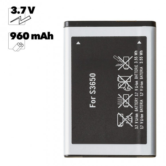 АКБ Samsung S5600, C3060, M7600, S3650, S7220, L700, F400 Li960 (AB463651BUC) 100% Filling Capacity