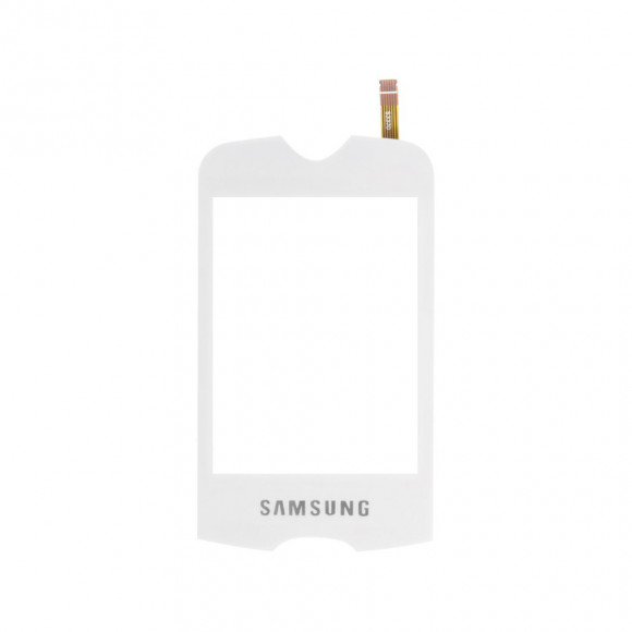 Сенсорное стекло (тачскрин) для Samsung Corby 3G (S3370), 1-я категория, серебристый