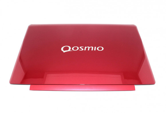 Крышка матрицы для Toshiba Qosmio F60 красная