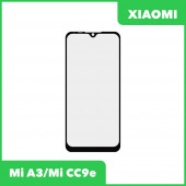 Стекло + OCA пленка для переклейки Xiaomi Mi A3, Mi CC9e, черный