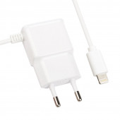 Сетевое зарядное устройство "LP" 1 А для Apple 8-pin (коробка, белый) Сетевое зарядное устройство "LP" 1 А для Apple 8-pin (коробка, белый)