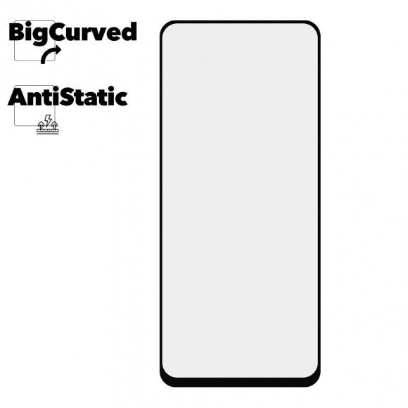 Защитное стекло для Realme 8 Super max Anti-static big curved glass