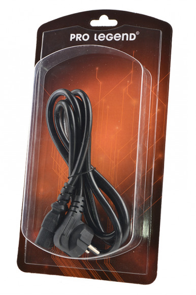 Шнур сетевой Pro Legend PL1400, евровилка, 1.5 м (iec320) BL1