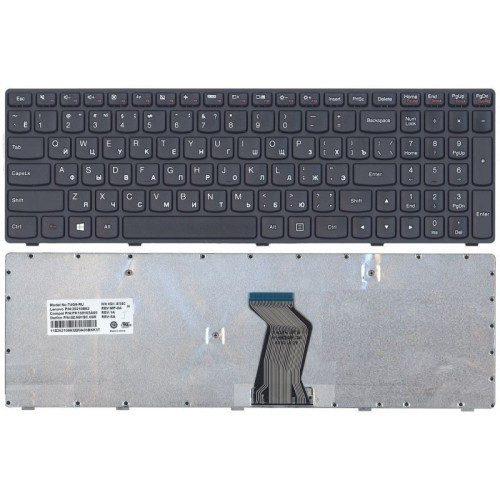 Клавиатура для ноутбука Lenovo G700 black РУССКАЯ РАСКЛАДКА