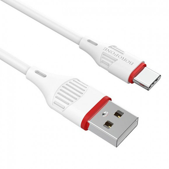 Кабель USB BOROFONE (BX17) Enjoy Type-C (1м) (белый)