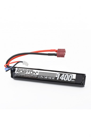 Аккумуляторная сборка Robiton LP-STA2-1400 Li-pol 7.4В 1400мАч, 1 штука
