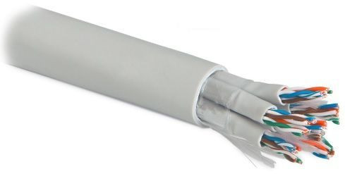 UUTP16W-C5-S24-IN-LSZH-GY Кабель витая пара, неэкранированная U/UTP, категория 5, 16 пар (4 пары (24 AWG)х4), одножильный (solid), каждый 4х парник -