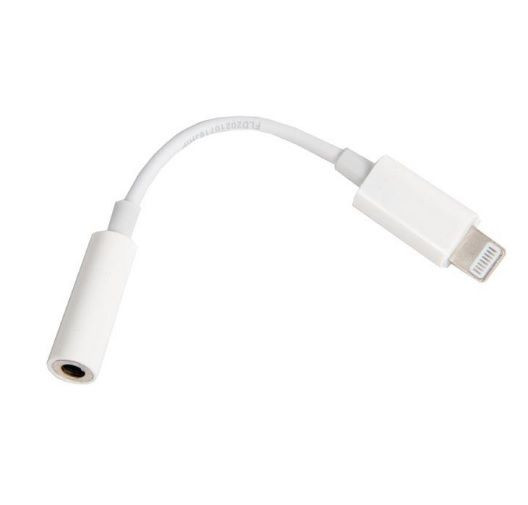 Кабель переходник (адаптер) для Apple iPhone Lightning выход 3.5мм для наушников (без лого)