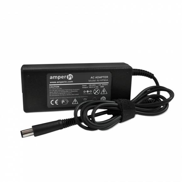 Блок питания (зарядное) Amperin AI-HP90A для ноутбука HP 19В, 4.74A, 7.4pin Блок питания (зарядное) Amperin AI-HP90A для ноутбука HP 19В, 4.74A, 7.4pin