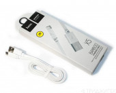 Кабель USB Hoco (X5 Bamboo) Type-C, 1 метр, белый