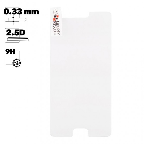 Защитное стекло LP для Samsung Galaxy A5 2015 (A500F)Tempered Glass 0, 33 мм, 2, 5D 9H (ударопрочное)